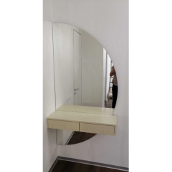 Зеркало полукруглое (радиусное) на стену прихожей 